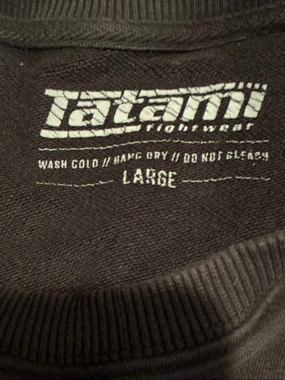 Tatami Men's Black Crewneck Sweatshirt with Logo
